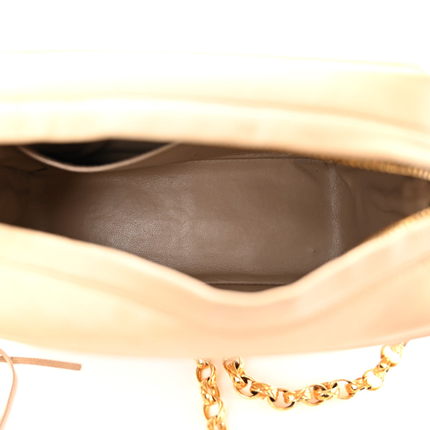 Chanel Lambskin Quilted Tassel Flap Camera Bag Light Beige 5 of 12