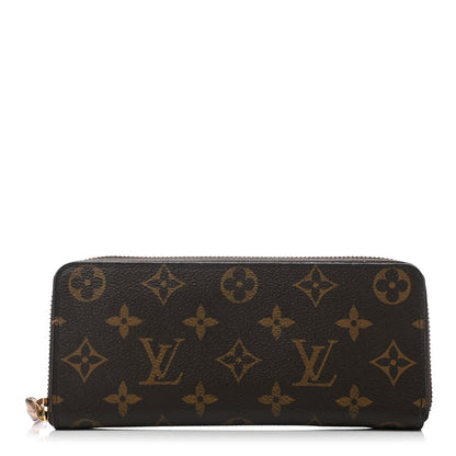 Louis Vuitton Monogram Clemence Wallet Rose Ballerine 1 of 7