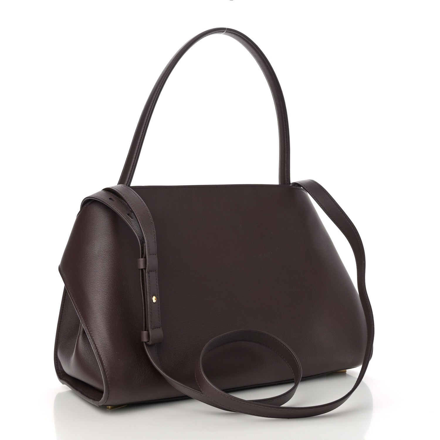 Salvatore Ferragamo Calfskin Medium Hug Bag Burgundy Oxblood 3 of 11