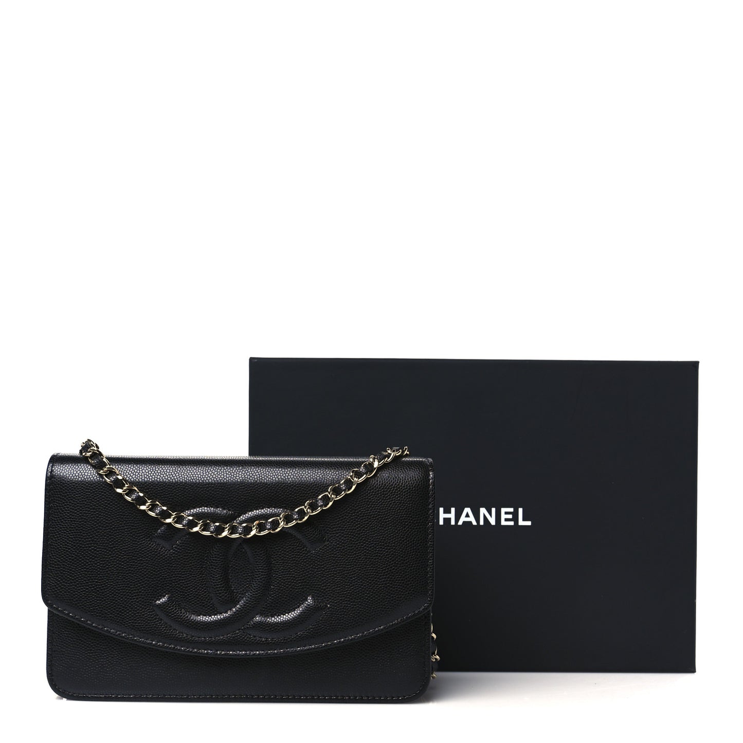 Caviar Timeless CC Wallet on Chain WOC Black
