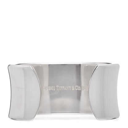 Tiffany Sterling Silver Wide 1837 Cuff Bracelet 3 of 4