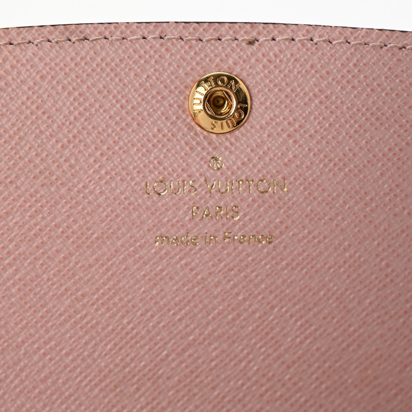 Damier Ebene Emilie Wallet Rose Ballerine