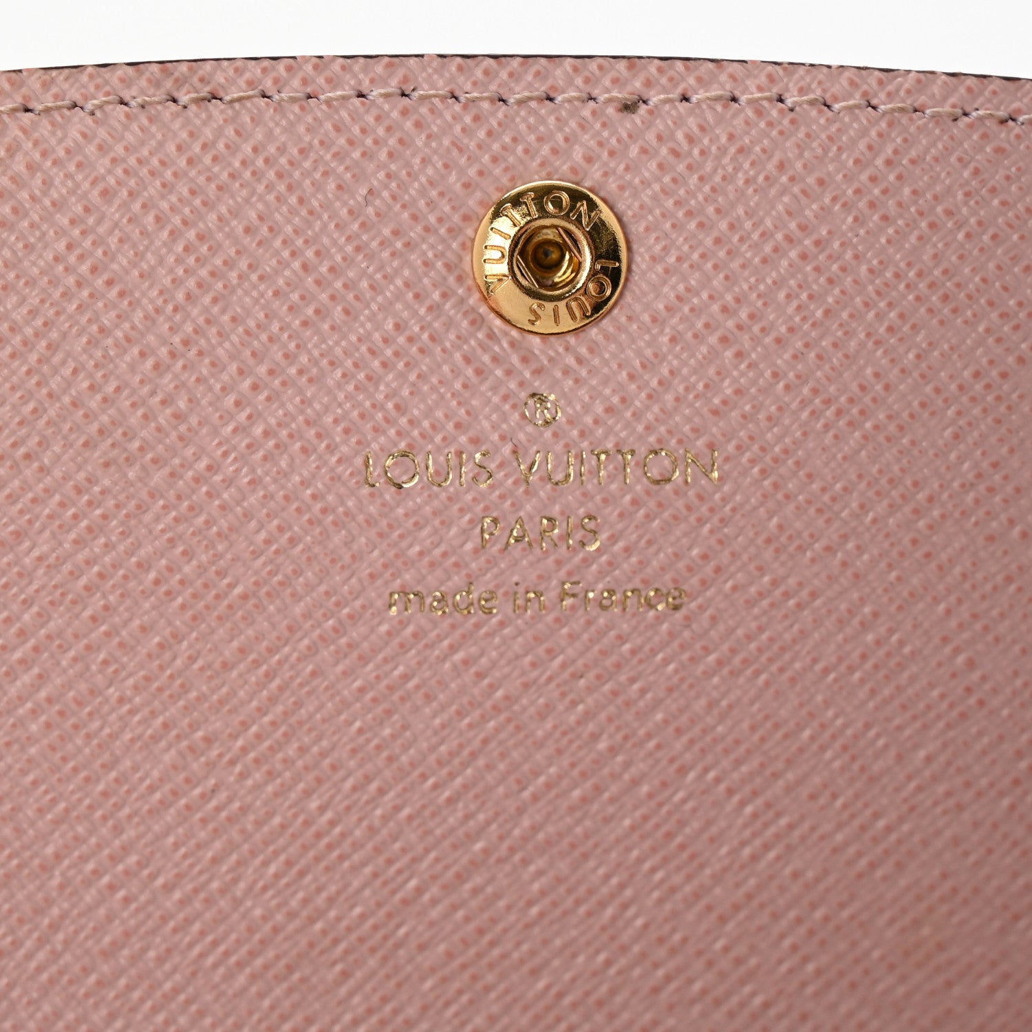 Louis Vuitton Damier Ebene Emilie Wallet Rose Ballerine 6 of 8