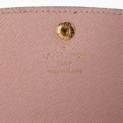 Louis Vuitton Damier Ebene Emilie Wallet Rose Ballerine 6 of 8