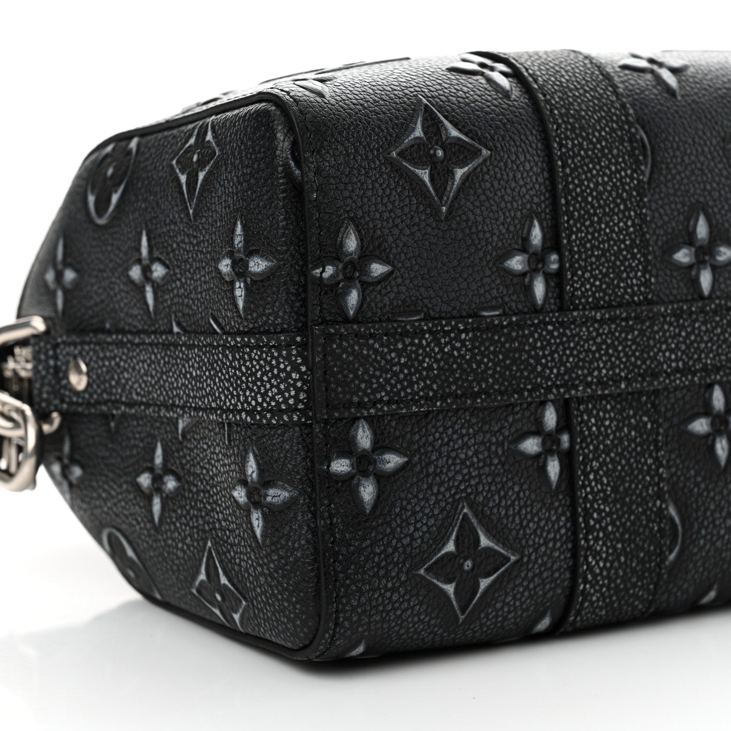 Louis Vuitton Cowhide Faded Monogram City Keepall Charcoal 8 of 9