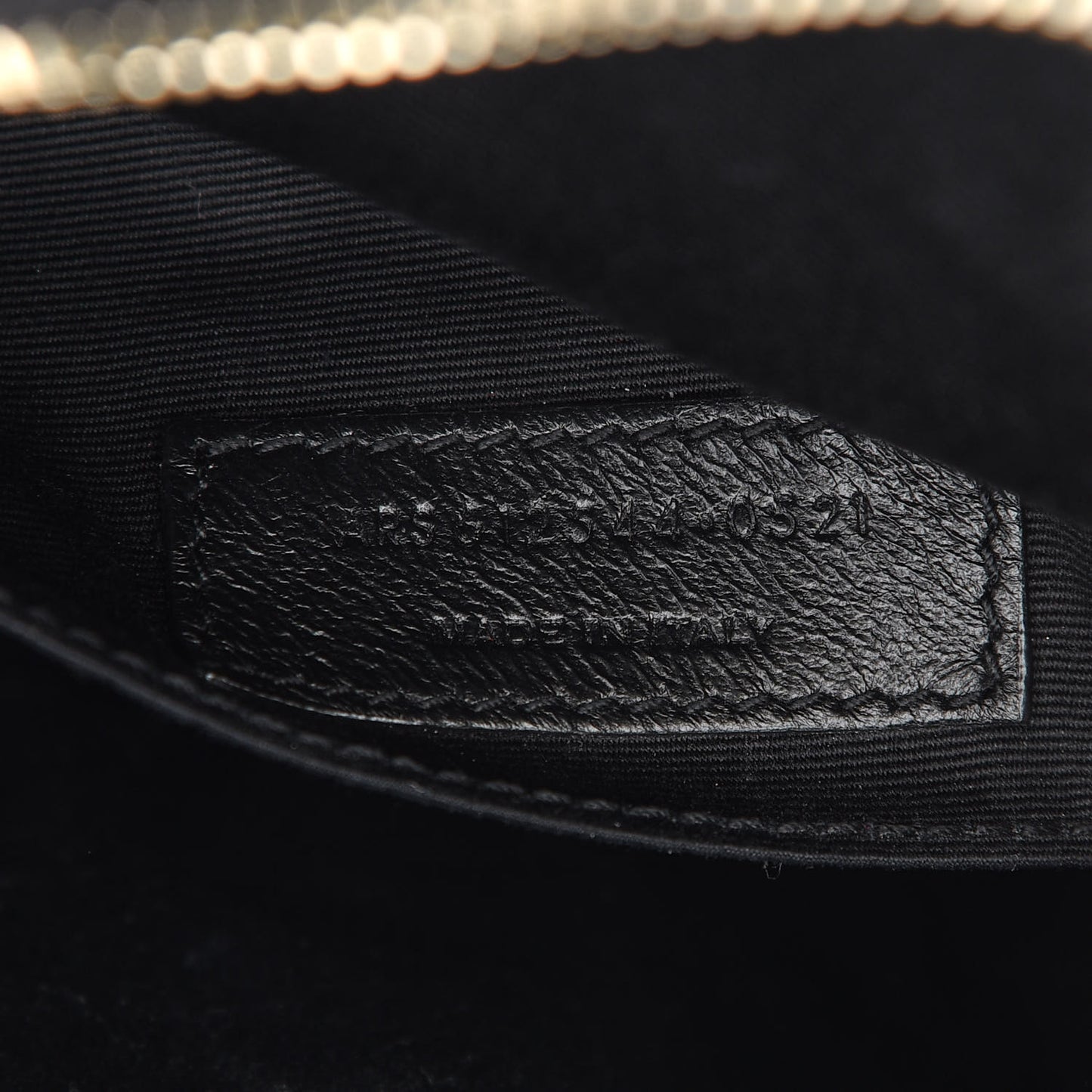 Calfskin Matelasse Monogram Lou Camera Bag Black
