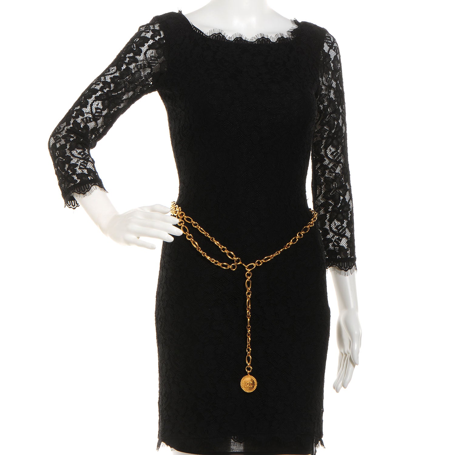 Chanel Chain Sunburst Medallion CC Belt Gold 2 of 4