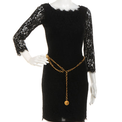 Chanel Chain Sunburst Medallion CC Belt Gold 2 of 4