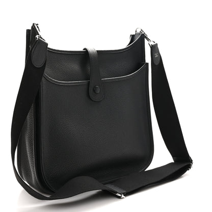 Hermes Taurillon Clemence Evelyne III GM Black 3 of 11