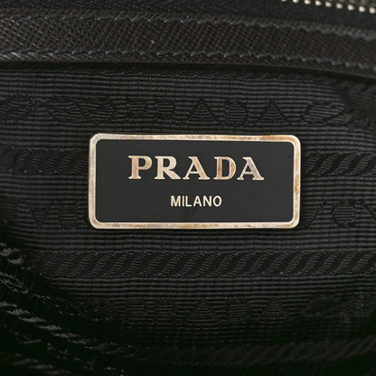 Prada Tessuto Nylon Tote Black Cuoio 6 of 13