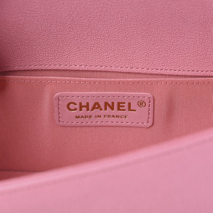 Chanel Caviar Quilted Small Boy Flap Light Pink 5 of 10