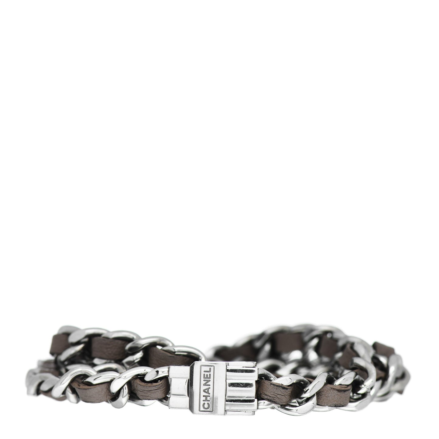 Stainless Steel Lambskin 16mm Premiere Rock Triple Row Quartz Watch Grey