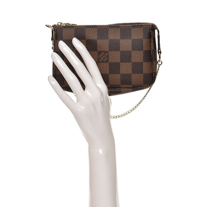 Louis Vuitton Damier Ebene Mini Pochette Accessories 2 of 8