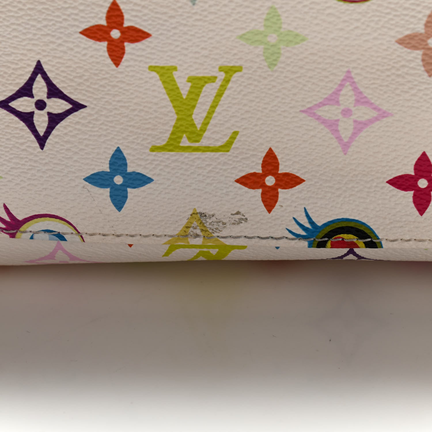 Louis Vuitton Monogram Multicolor Murakami Eye Love You White 11 of 12