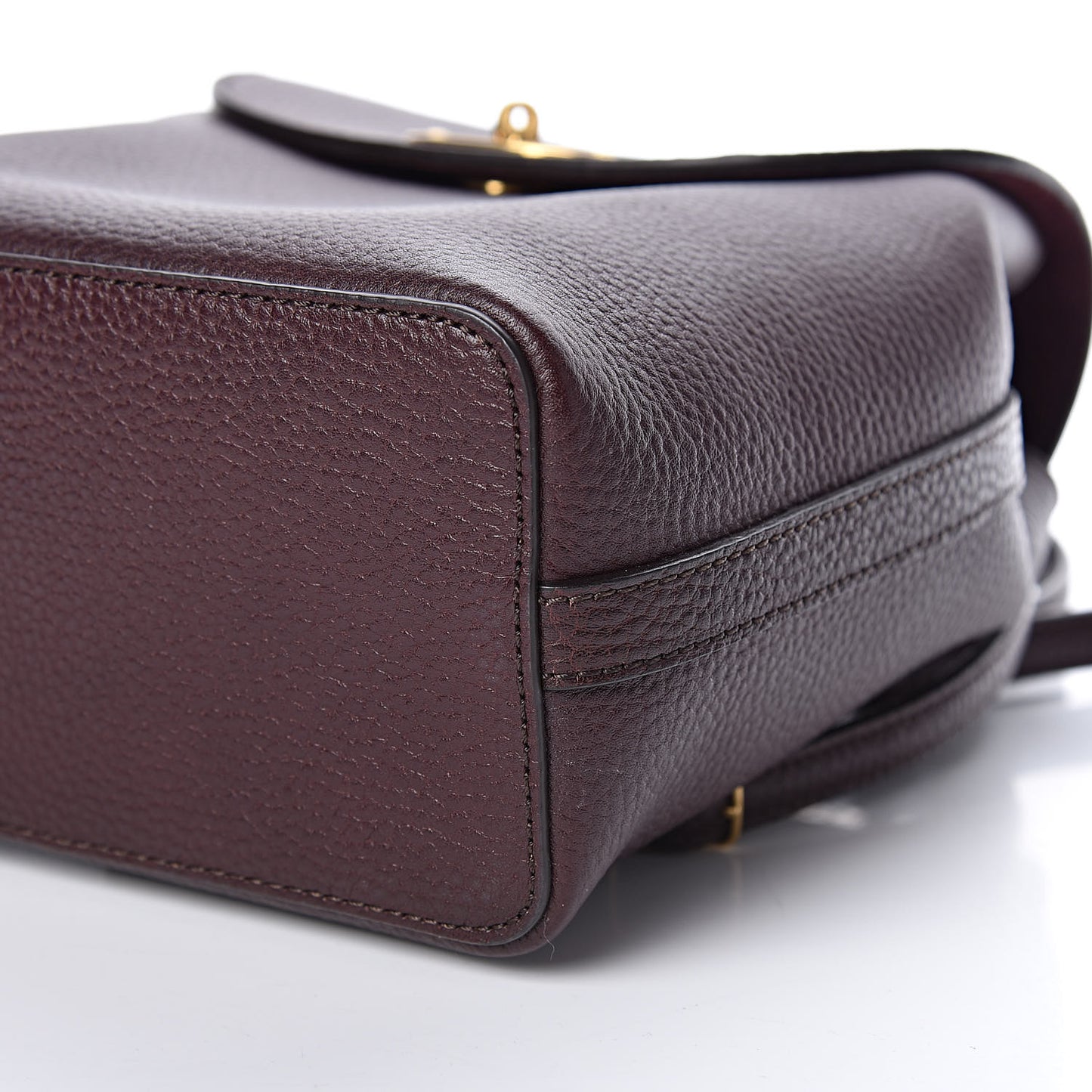 Classic Grain Calfskin Mini Bayswater Backpack Oxblood