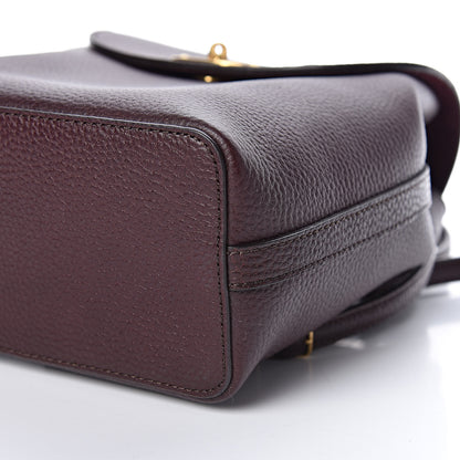 Mulberry Classic Grain Calfskin Mini Bayswater Backpack Oxblood 9 of 10