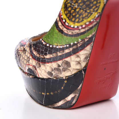 Christian Louboutin Python Masai Bianca 140 Pumps 36 Multicolor 11 of 15