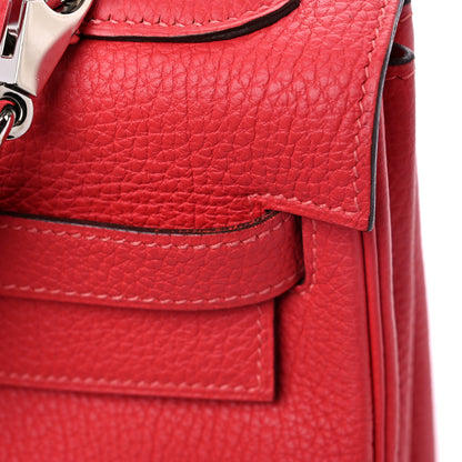 Hermes Togo Kelly Retourne 32 Rouge Pivoine 12 of 12