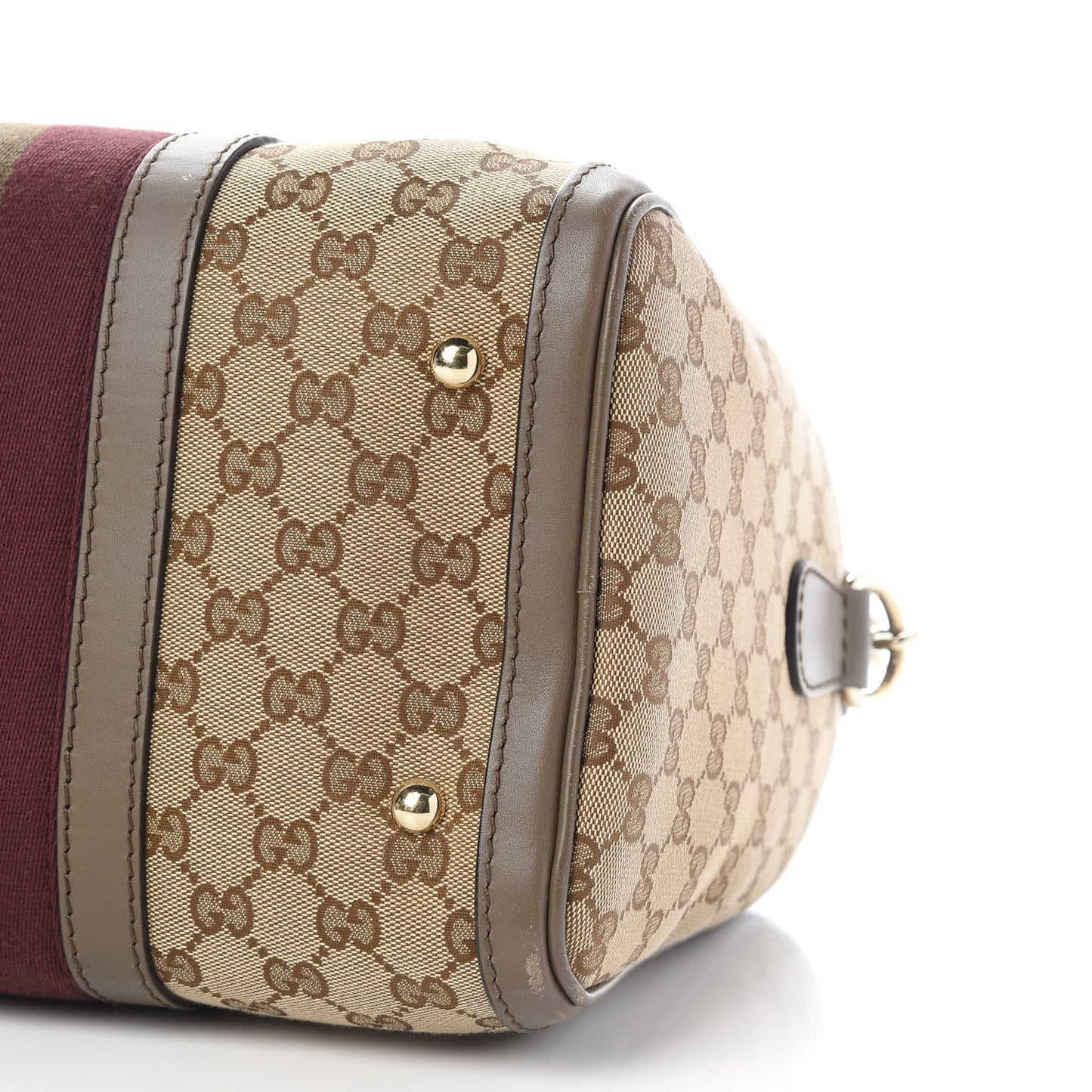 Monogram Vintage Web Medium Boston Maple Brown