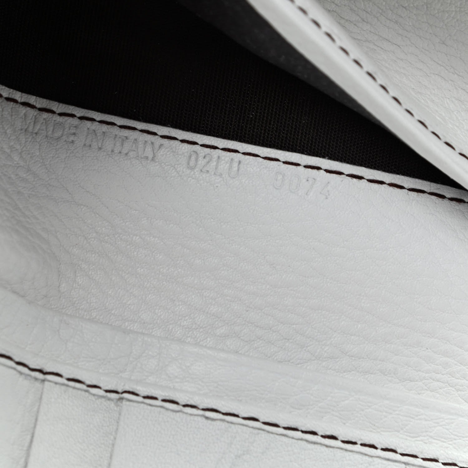 Christian Dior Calfskin Saddle Wallet White 7 of 7