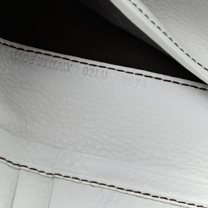 Christian Dior Calfskin Saddle Wallet White 7 of 7