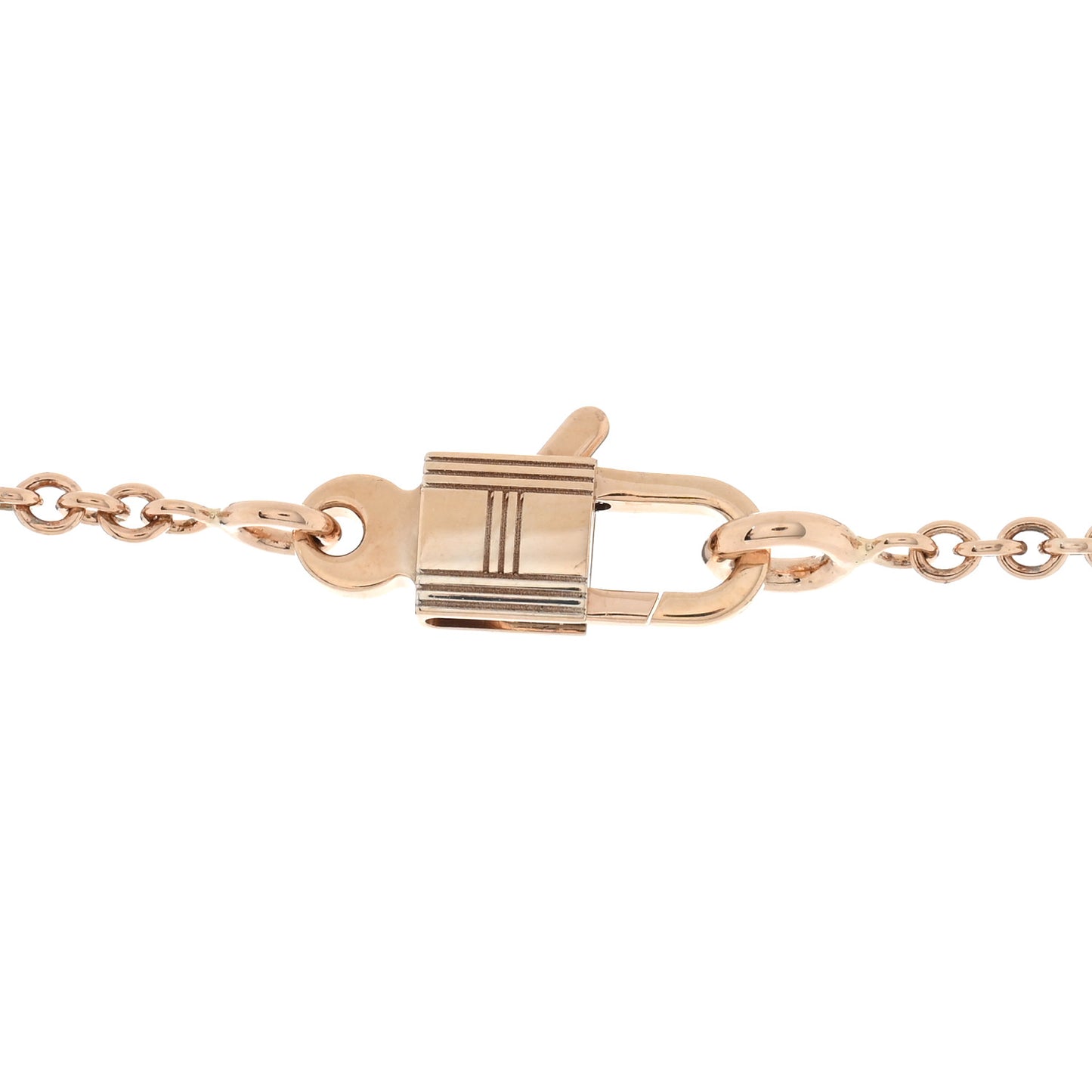 18K Rose Gold Diamond Kelly Amulettes Pendant Necklace
