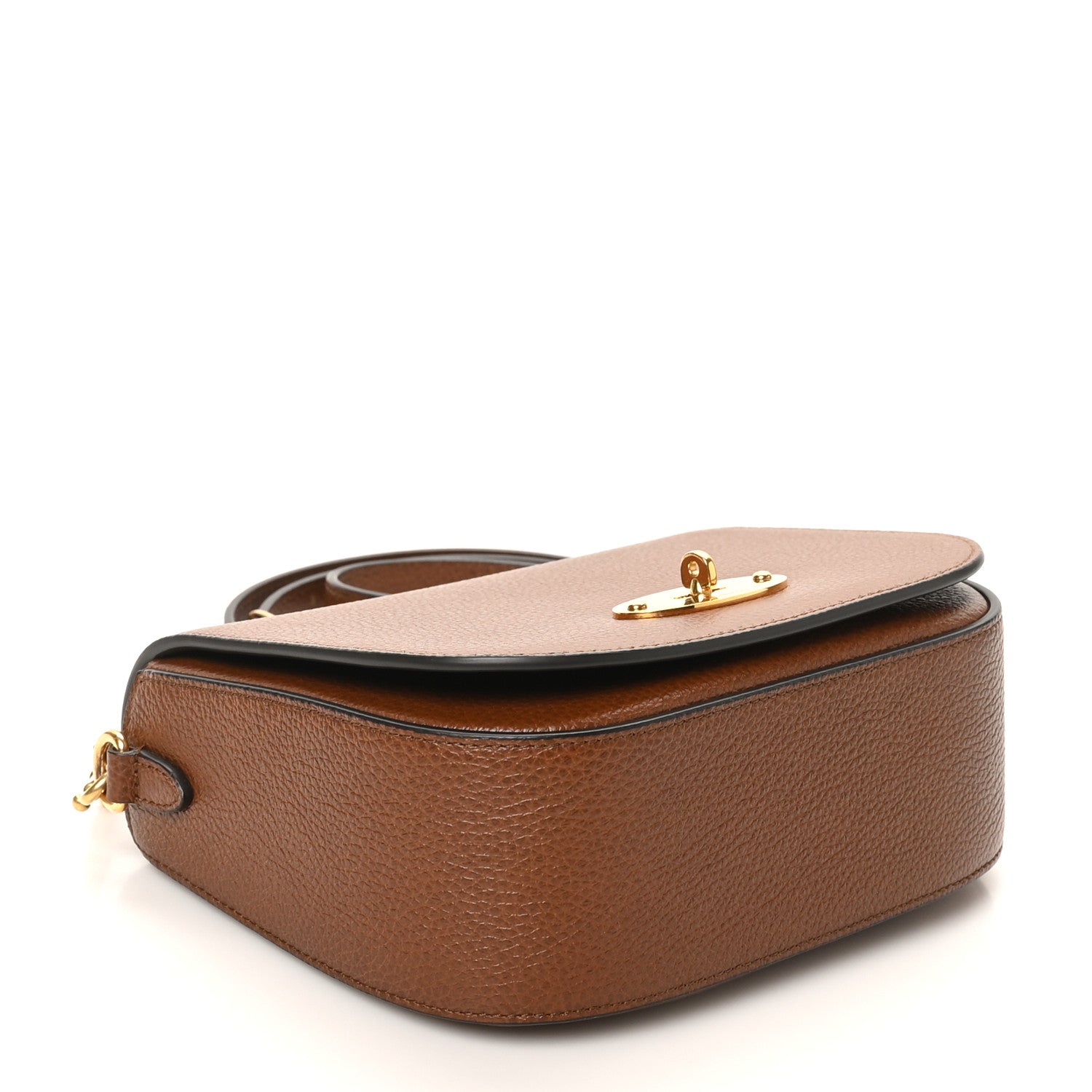 Mulberry Natural Grained Calfskin Small Darley Satchel Oak 4 of 9