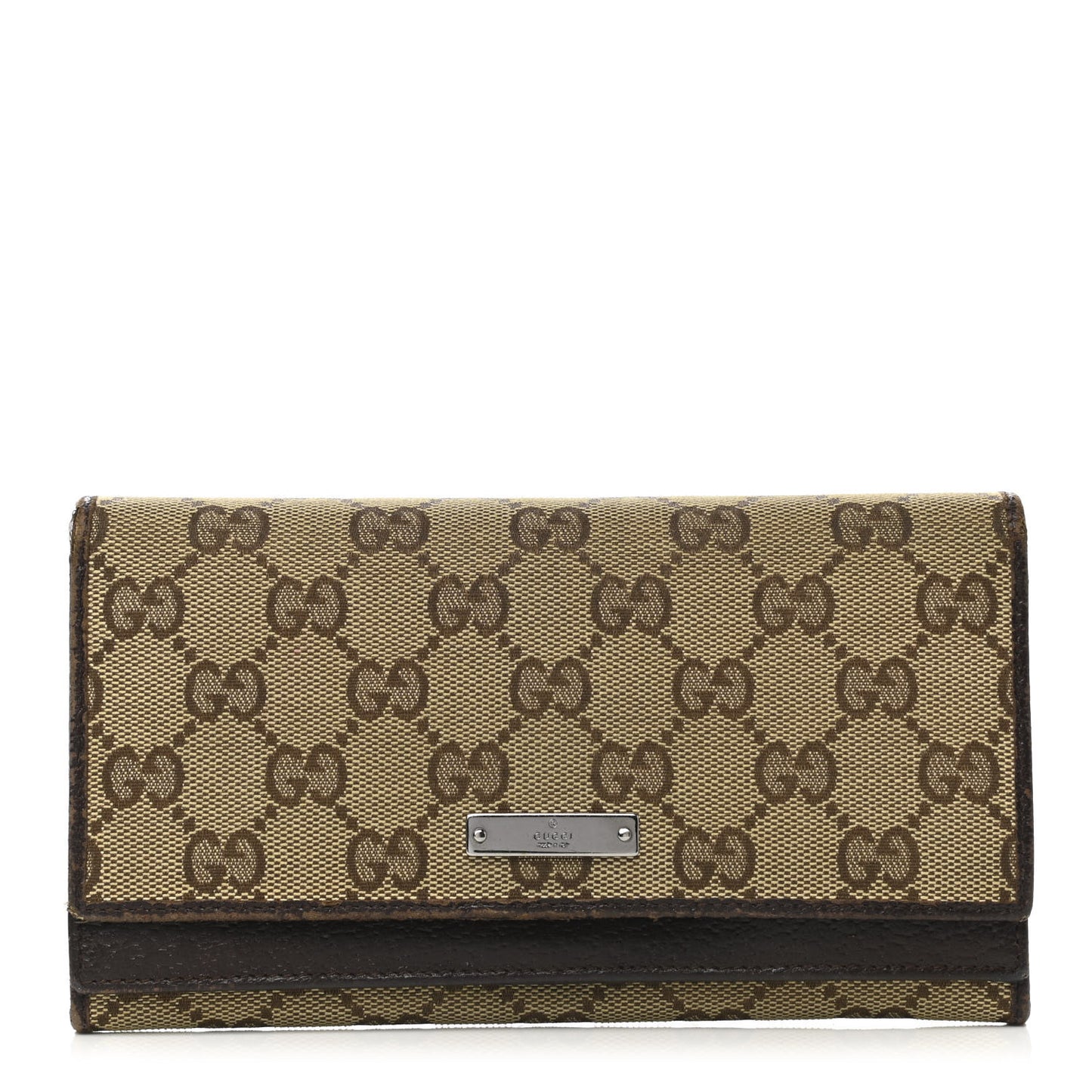 Monogram Continental Flap Wallet Brown