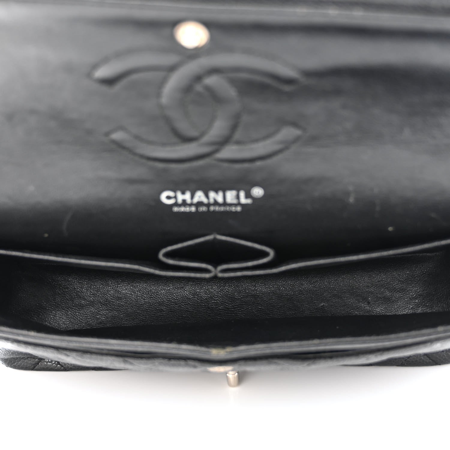 Chanel Caviar Quilted Medium Double Flap Black 5 of 20