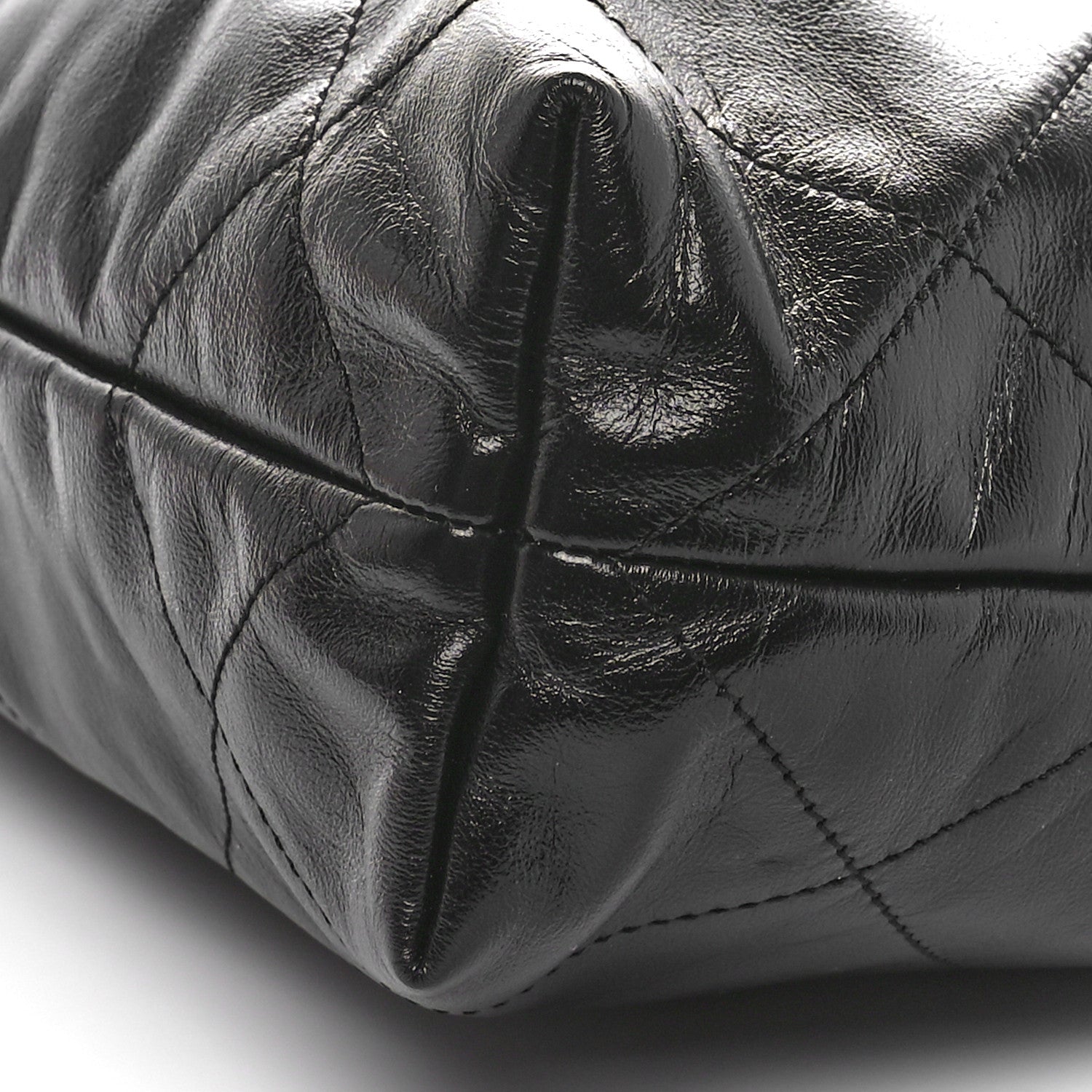 Chanel Shiny Calfskin Quilted Small Chanel 22 Black 11 of 11