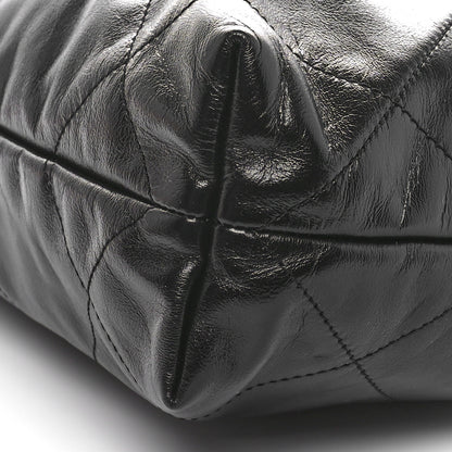 Chanel Shiny Calfskin Quilted Small Chanel 22 Black 11 of 11