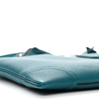 Hermes Taurillon Clemence Silkycity 33 Vert Bosphore 8 of 9