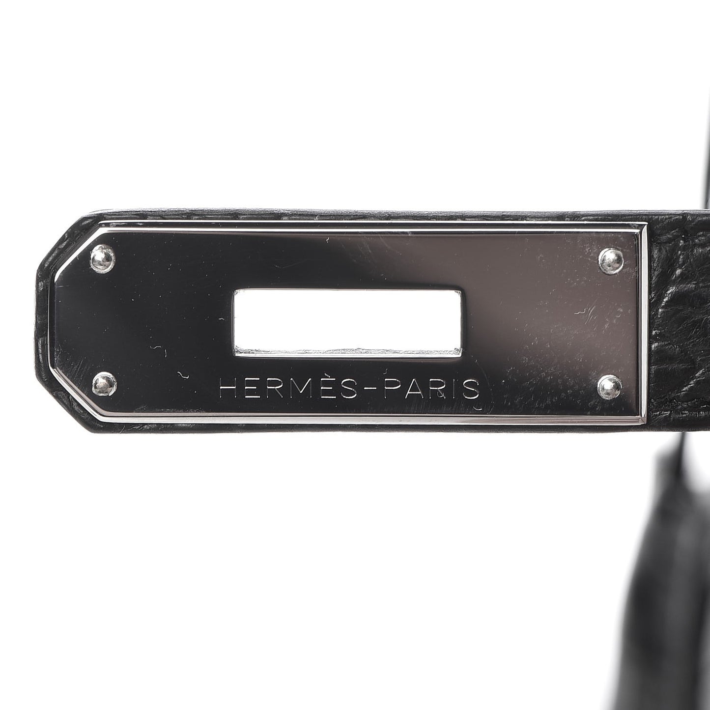 Matte Niloticus Crocodile Birkin 30 Black