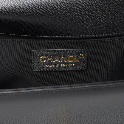Chanel Caviar Quilted Medium Boy Flap Black 6 of 10