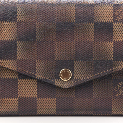 Louis Vuitton Damier Ebene Sarah Wallet NM 9 of 9