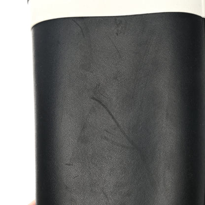 Chanel Rubber Logo Rain Boots 40 Black White 10 of 13