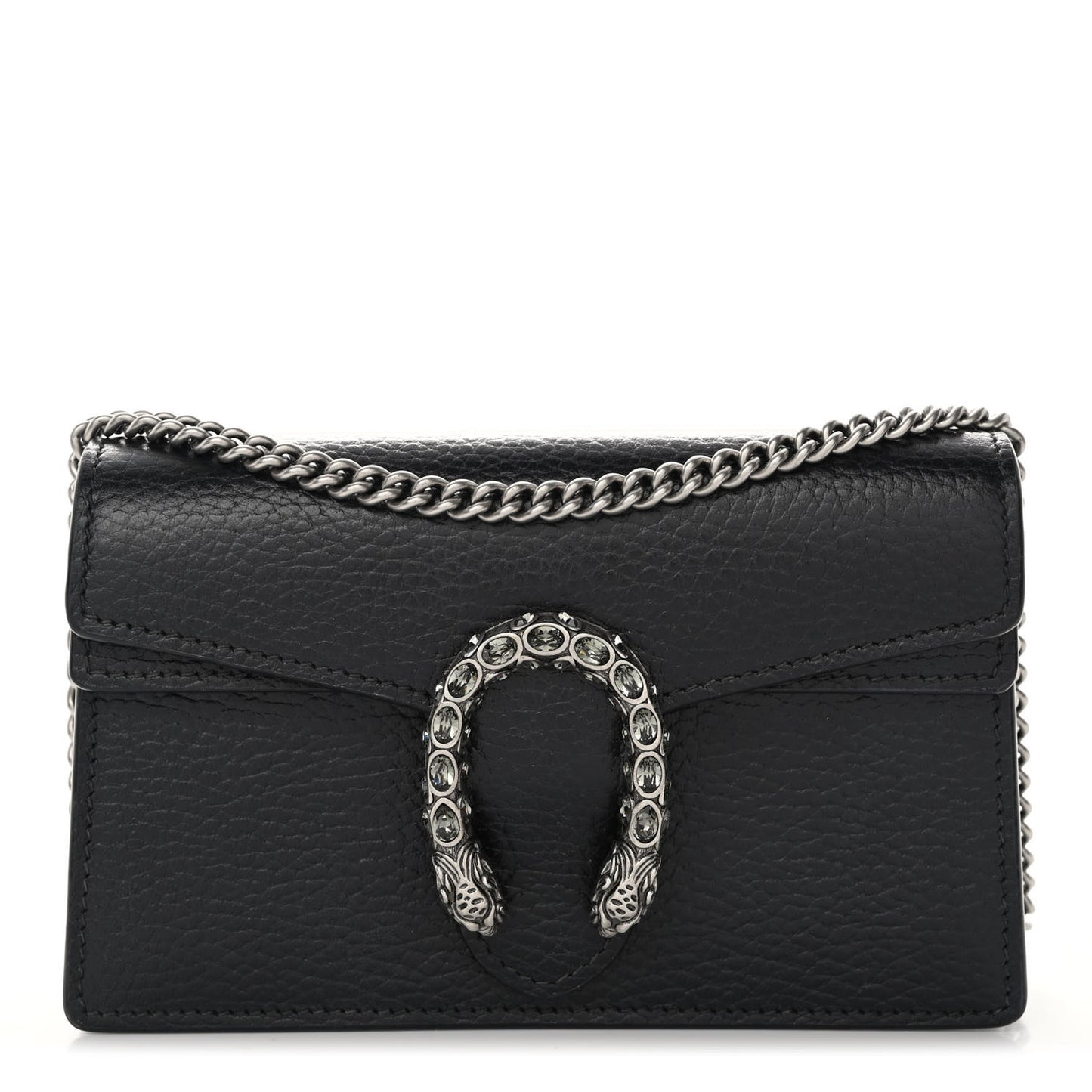 Calfskin Super Mini Dionysus Shoulder Bag Black