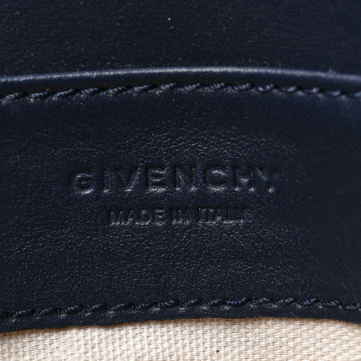 Givenchy Calfskin Duetto Crossbody Navy Blue 5 of 9