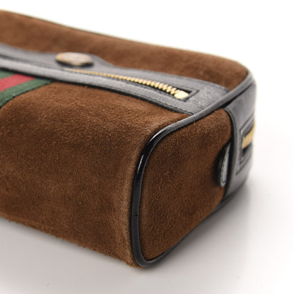 Gucci Suede Small Ophidia Belt Bag 75 30 Brown 6 of 11