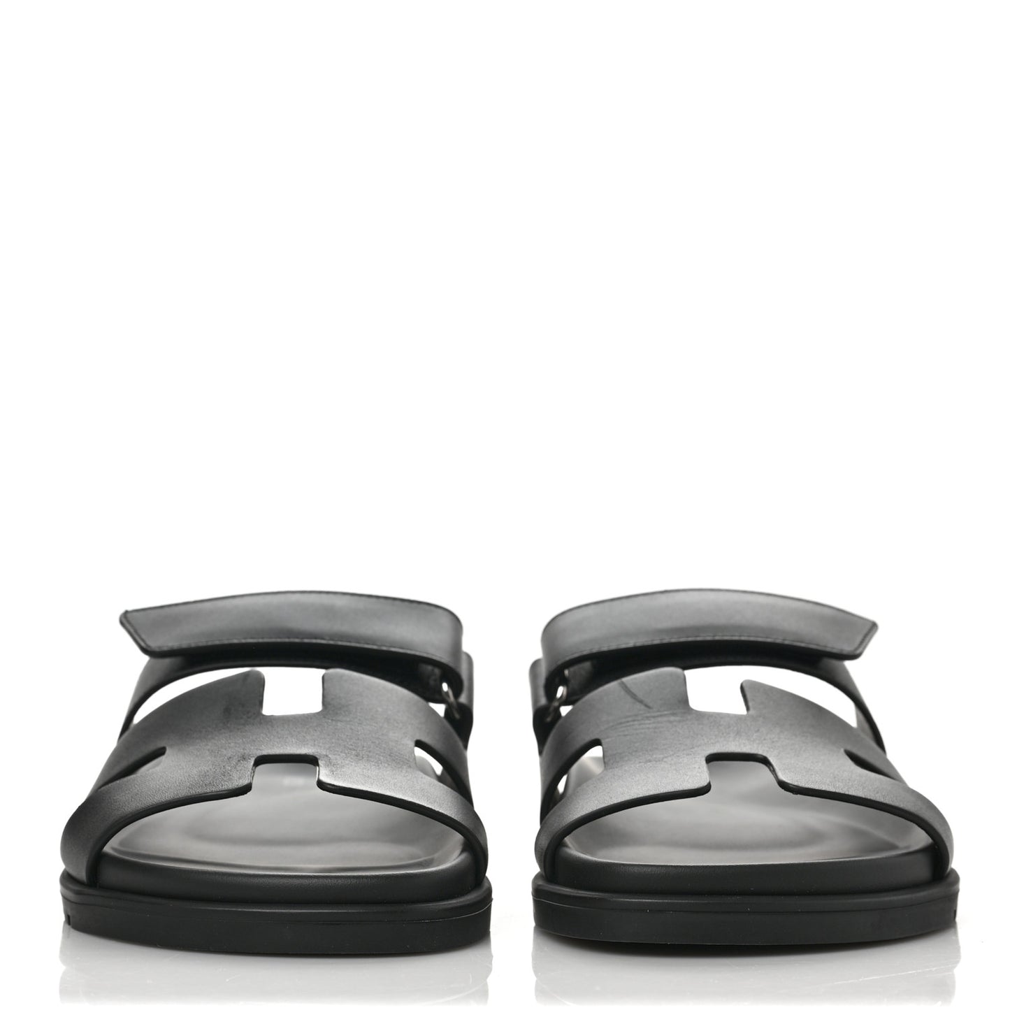 Calfskin Womens Chypre Sandals 37.5 Black