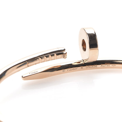 Cartier 18K Pink Gold Juste Un Clou Bracelet 16 5 of 7