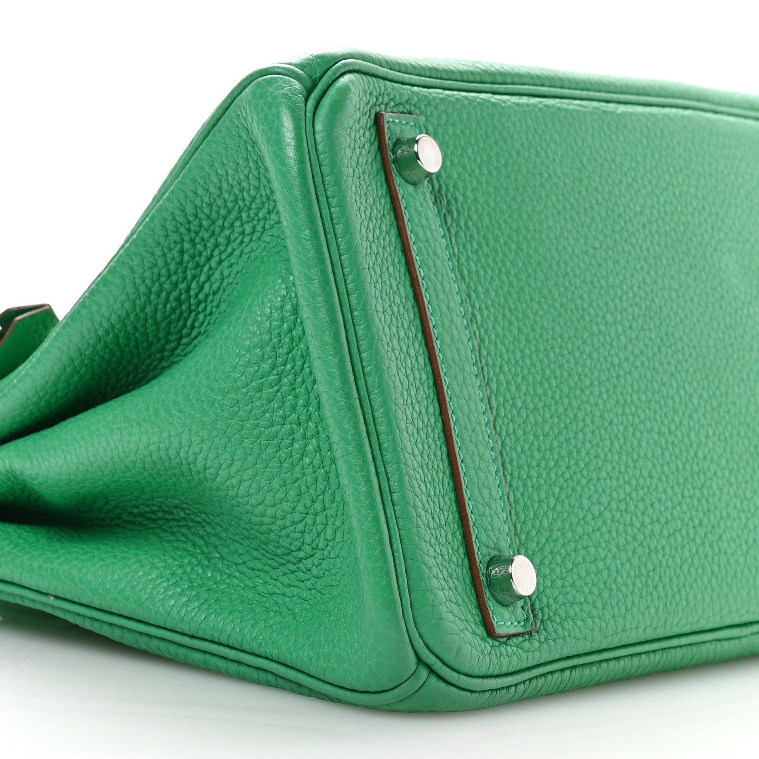 Hermes Taurillon Clemence Birkin 30 Menthe 9 of 10