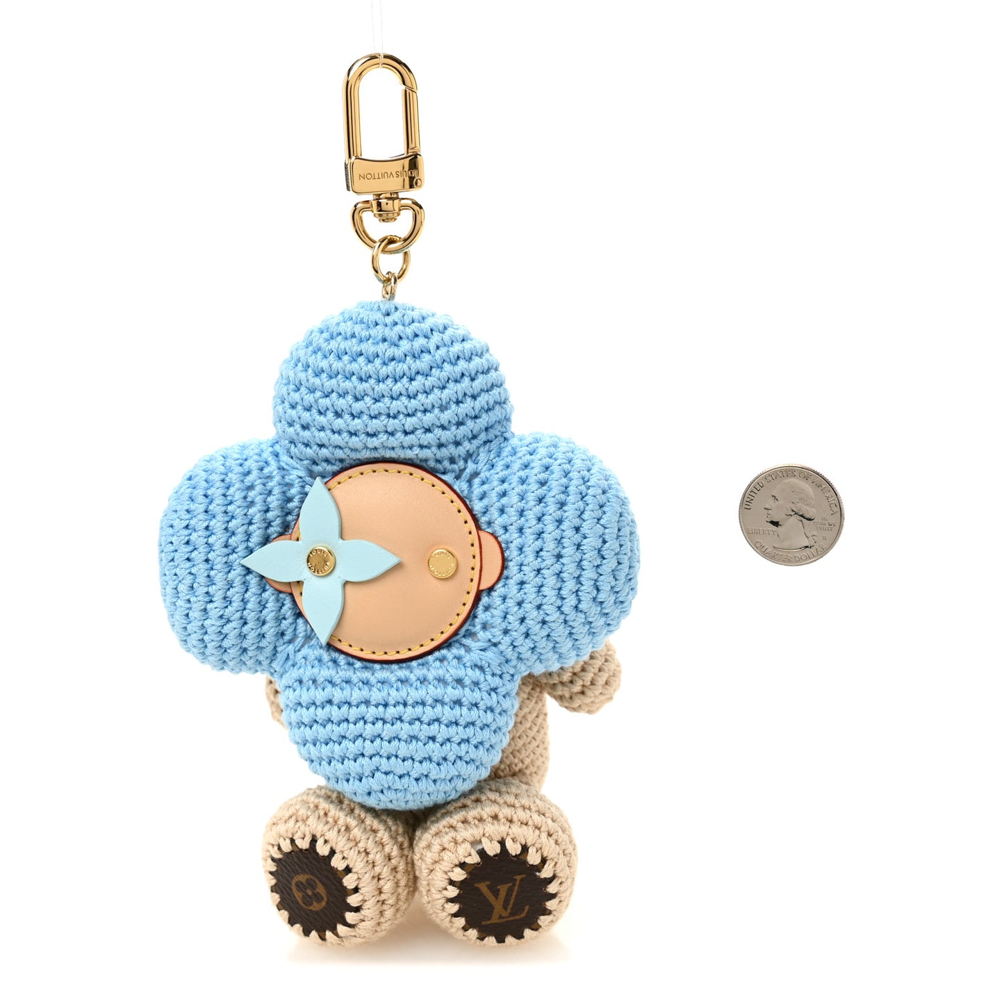 Crochet My Vivienne Bag Charm Blue