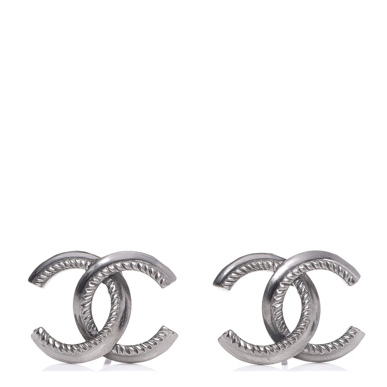 Chanel Ruthenium CC Earrings 1 of 4