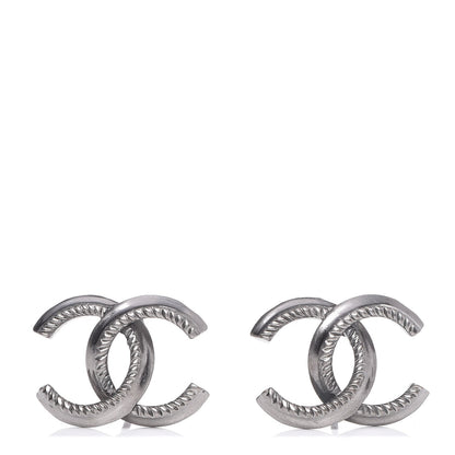 Chanel Ruthenium CC Earrings 1 of 4