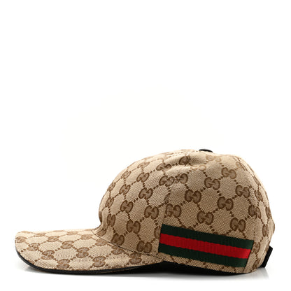 Gucci Monogram Web Baseball Hat S Beige Cocoa 4 of 10