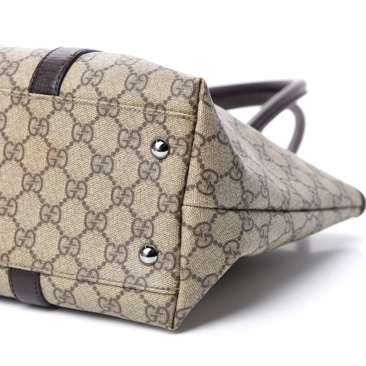 GG Plus Monogram Medium Joy Tote Dark Brown