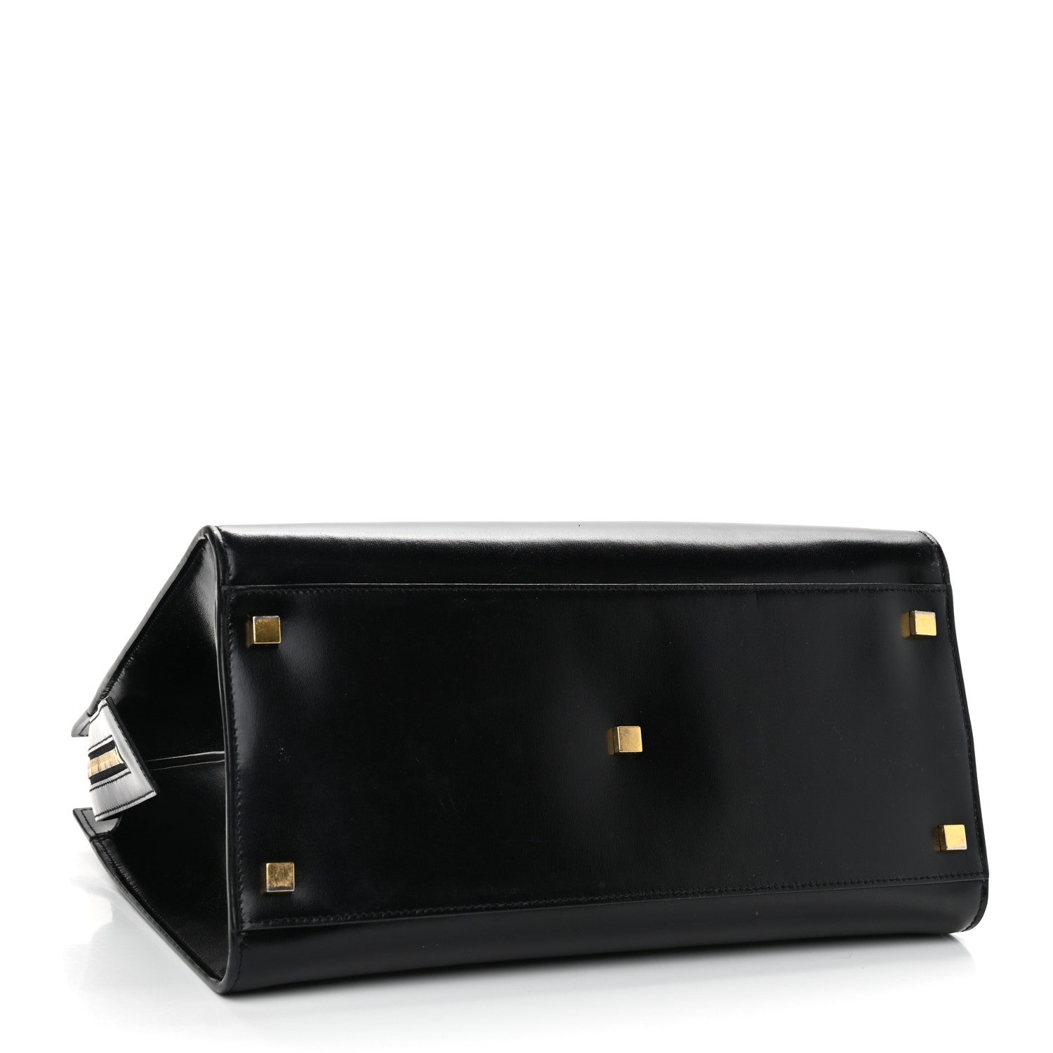 Saint Laurent Shiny Calfskin Medium Uptown Tote Black 3 of 12