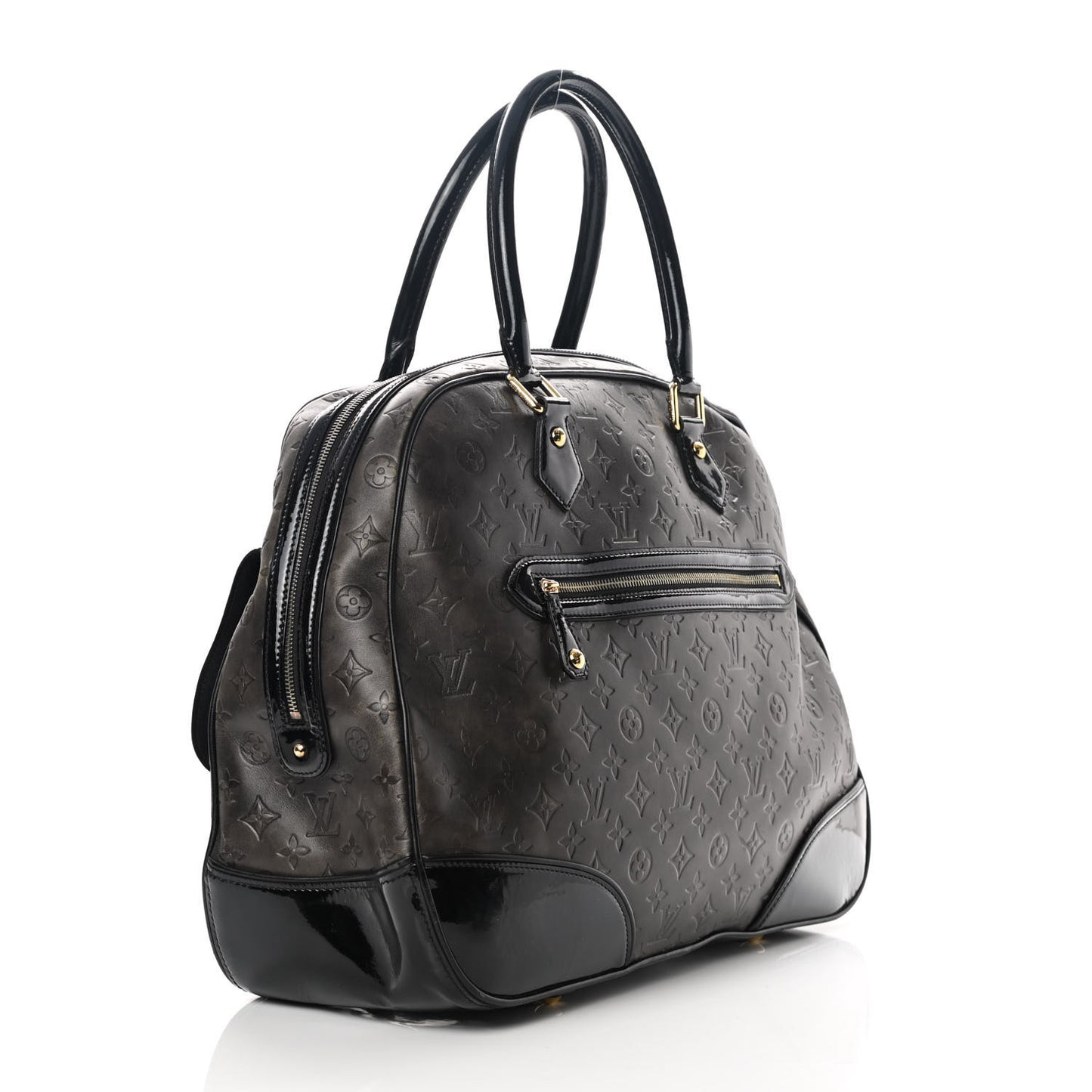 Monogram Embossed Cuir Alizee Gris