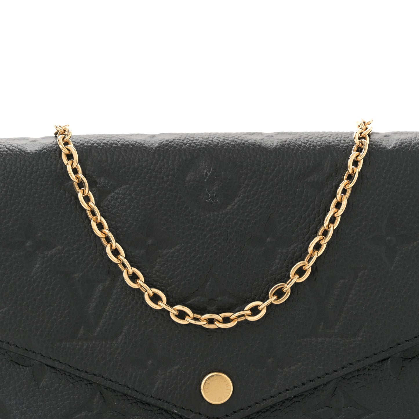 Empreinte Pochette Felicie Chain Wallet Black